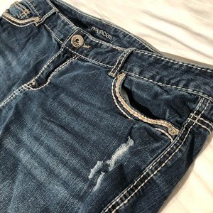 Maurices blue jean shorts